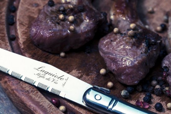 Laguiole Style de Vie - Premium - Steakové nože 6ks, rukojeť nerez