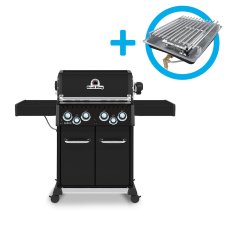 Plynový gril Broil King Baron 490 Shadow, akční set s infra vařičem
