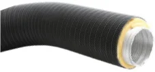 Karl, vzduchotechnika, ohebné hliníkové potrubí ČERNÉ izolované, délka 0,75 m
