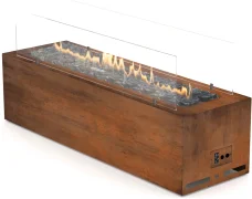 Venkovní plynové ohniště Planika Galio Corten Automatic