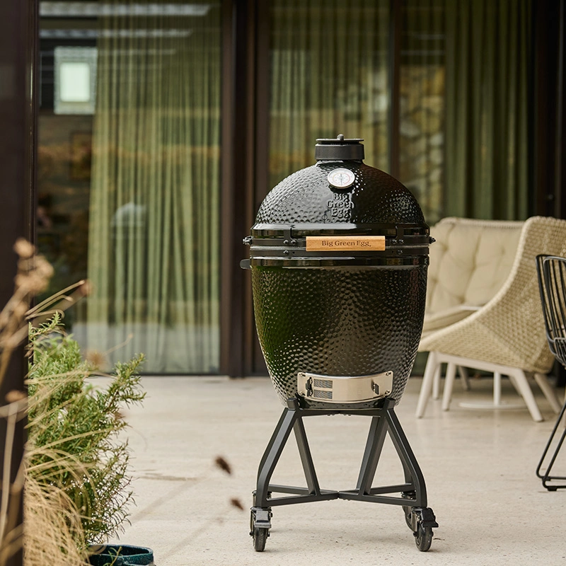 Limitovaná edice - keramický gril Big Green Egg L Onyx