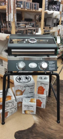 Výprodej - přenosný stolní plynový gril Rösle Videro G2 Portable