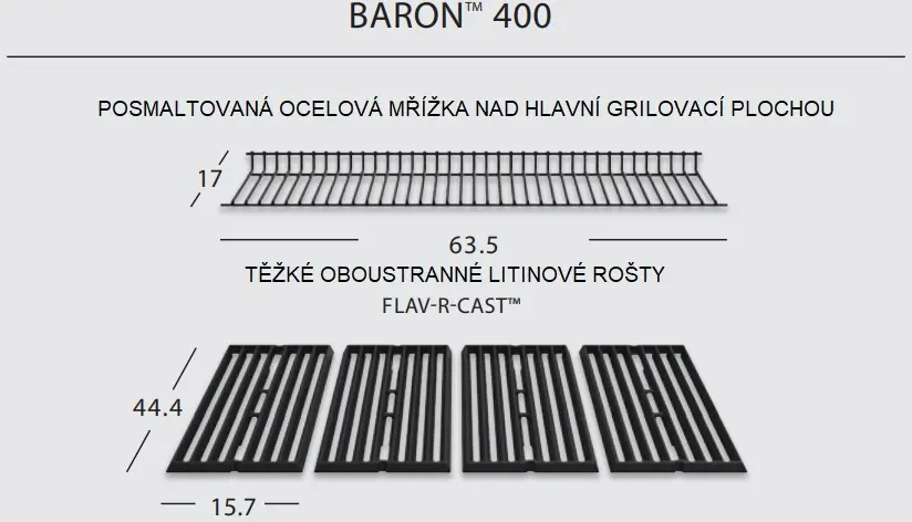 Plynový gril Broil King Baron S 490 IR