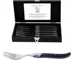 Laguiole Style de Vie - Luxury - Vidličky, rukojeť ebenové dřevo 6 ks Laguiole Style de Vie - Luxury - Vidličky, rukojeť ebenové dřevo 6 ks
