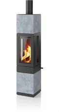 Krbová kamna Hase Astana, black, mastek Krbová kamna Hase Astana, black, mastek