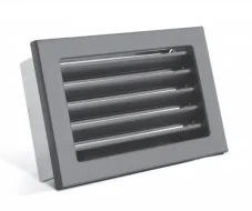 Karl, ventilační mřížky, STYLE s pevnou žaluzií, černá
