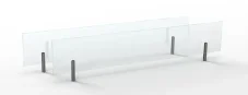 Skleněné zástěny Planika, 2 x 1150 mm