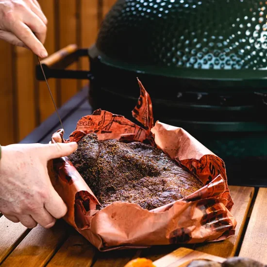 Big Green Egg, řeznický papír
