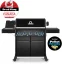 Plynový gril Broil King Baron 590 IRX Shadow, s možností pelet