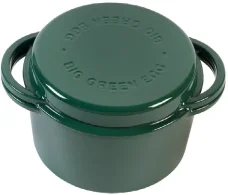 Big Green Egg, smaltovaný litinový pekáč, kulatý Big Green Egg, smaltovaný litinový pekáč, kulatý