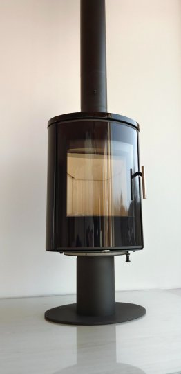 Romotop Evora T01, černá lesklá keramika 49000, podkladové sklo s fazetou na míru