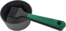 Litinový rendlík na omáčky se štětcem Big Green Egg