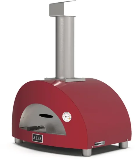 Alfa Forni, domácí pizza pec na dřevo 1 PIZZA wood, antik červená