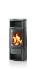 Krbová kamna Hase Jena, black, fjord, bez krycích dvířek ohřívacího prostoru