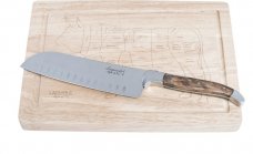Laguiole Style de Vie - Luxury - Nůž santoku s dřevěným prkénkem