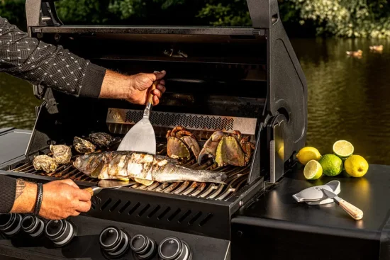 Forged BBQ špachtle, plancha