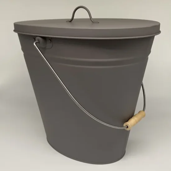 Nádoba na popel s víkem 24l, antracit, Lienbacher 21.02.463.2