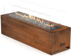 Venkovní plynové ohniště Planika Galio Corten Automatic