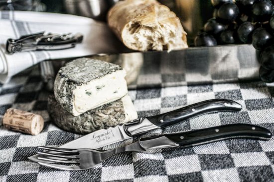 Laguiole Style de Vie - Luxury - Vidličky, rukojeť ebenové dřevo 6 ks