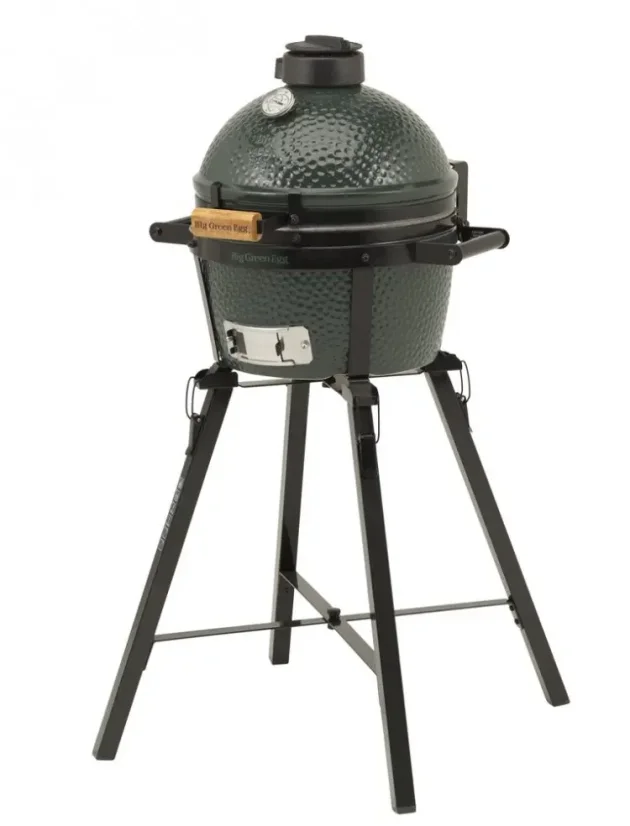 Keramický gril Big Green Egg MiniMax na přenosném stojanu