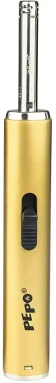 PEPO, větru odolný metalický zapalovač, zlatá