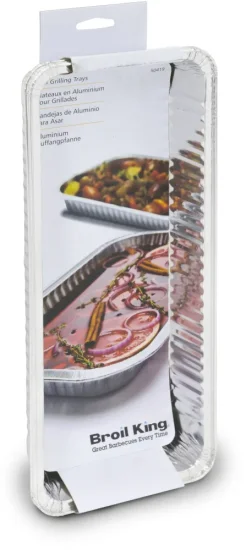 Hliníkové misky úzké 3 ks, Broil King Hliníkové misky úzké 3 ks, Broil King
