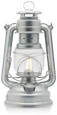 LED svítící lampa Feuerhand, laterna baby special 276, pozink