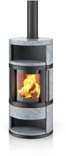 Krbová kamna Hase Como, black, mastek Krbová kamna Hase Como, black, mastek