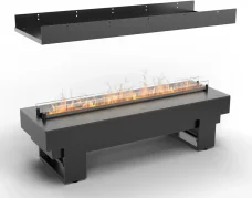 Krb - vodní pára, Planika Cool Flame 1000 See Through Fireplace, island