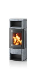 Krbová kamna Hase Jena, black, mastek, bez krycích dvířek ohřívacího prostoru