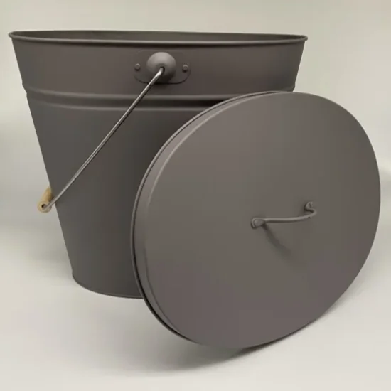 Nádoba na popel s víkem 24l, antracit, Lienbacher 21.02.463.2