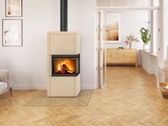 Designový kachlový krb Romotop Helia R
