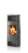 Krbová kamna Hase Jena, titan, fjord, bez krycích dvířek ohřívacího prostoru Krbová kamna Hase Jena, titan, fjord, bez krycích dvířek ohřívacího prostoru