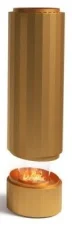 Planika Pillar Gold, designový krb na bioethanol