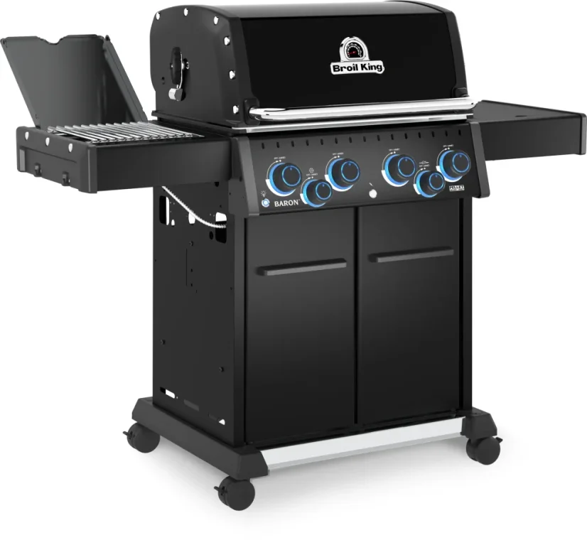 Plynový gril Broil King Baron 490 IRX Shadow, s možností pelet