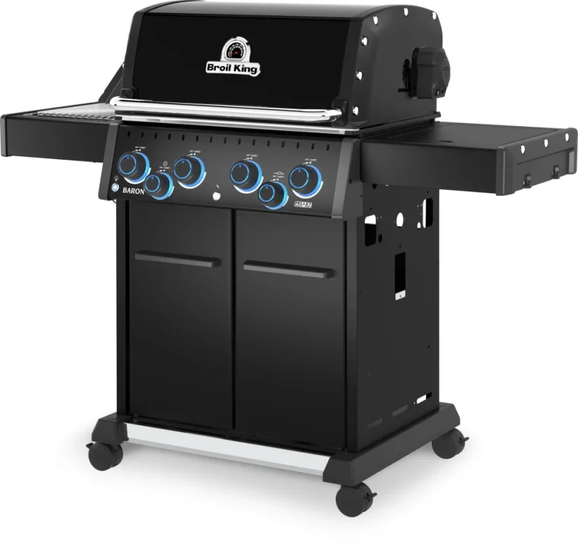 Plynový gril Broil King Baron 490 IRX Shadow, s možností pelet