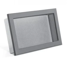 Karl, ventilační mřížky STYLE se síťkou, černá