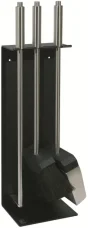 Red Anvil Zen-3 Wall, černý stojan, nerez krbové nářadí, hlavy nástrojů černé, RE-3361 Red Anvil Zen-3 Wall, černý stojan, nerez krbové nářadí, hlavy nástrojů černé, RE-3361