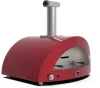 Domácí pizza pec Alfa Forni 2 PIZZE Hybrid LPG, antik červená