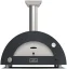 Domácí pizza pec Alfa Forni 3 PIZZE Hybrid LPG, šedá
