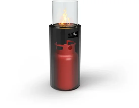 Planika Bino black, terasový hořák na plyn