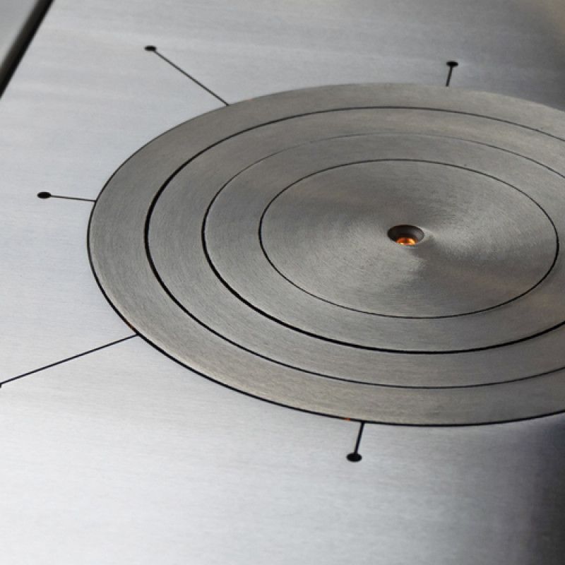 Sporák na dřevo Rizzoli N 94 Steel, detail