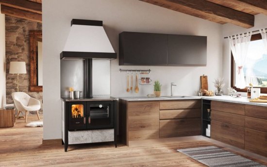 Sporák na dřevo Rizzoli N 94 Stone