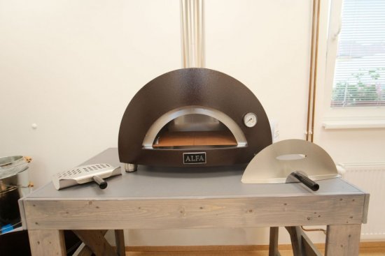 Alfa Forni domácí pizza pec na dřevo, NANO wood - k vidění na showroomu