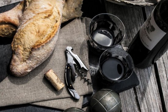 Laguiole Style de Vie - Luxury - Vývrtka na víno, rukojeť černý eben