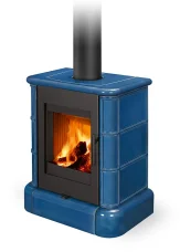 Krbová kamna Romotop Siena N01, keramika pomněnka lesklá Krbová kamna Romotop Siena N01, keramika pomněnka lesklá