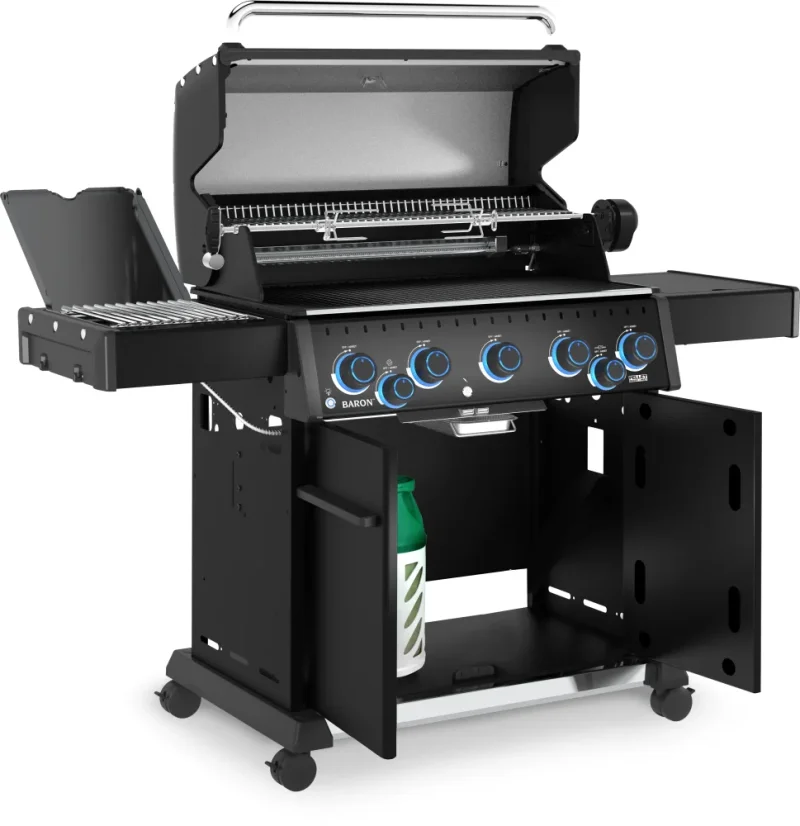 Plynový gril Broil King Baron 590 IRX Shadow, s možností pelet