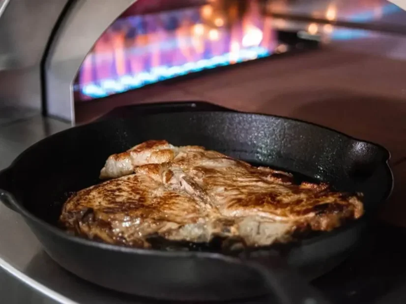 Domácí pizza pec Alfa Forni 1 PIZZA Hybrid LPG, antik červená