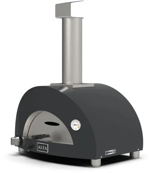Domácí pizza pec Alfa Forni 1 PIZZA Hybrid LPG, šedá