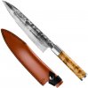 Forged VG10 kuchařský nůž s koženým pouzdrem